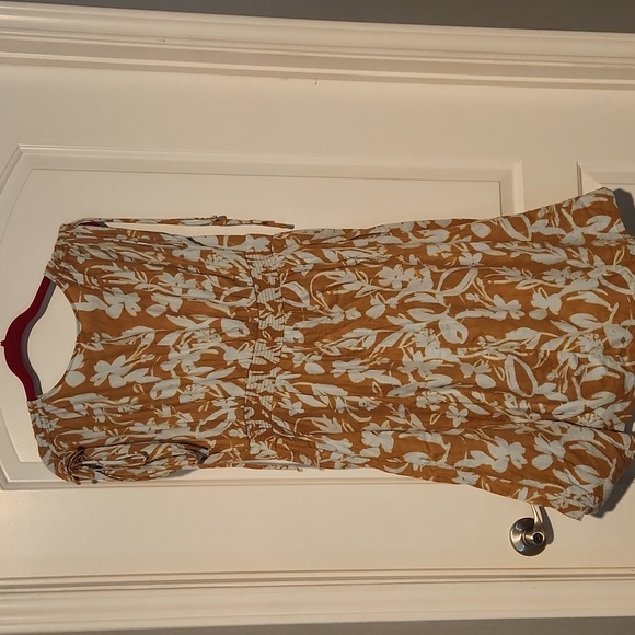 XL Ava & Viv Floral Sun Dress in YELLOW & Pale Blue ☀️ - Picture 7 of 8